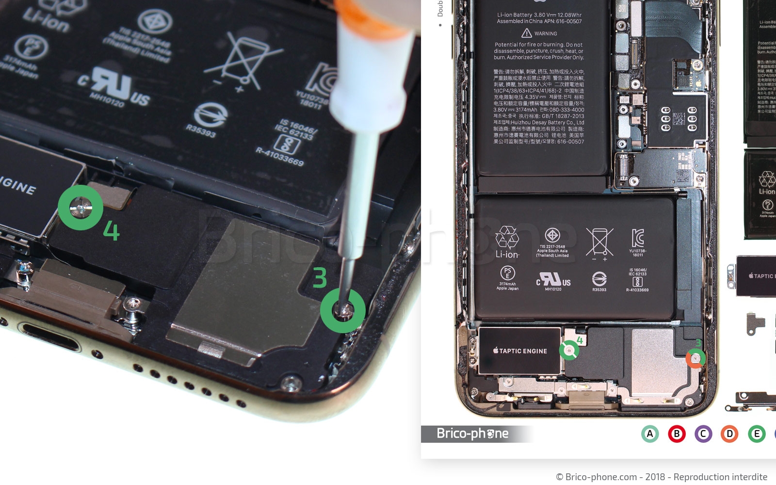 Démontage complet sur iPhone XS Max photo 2