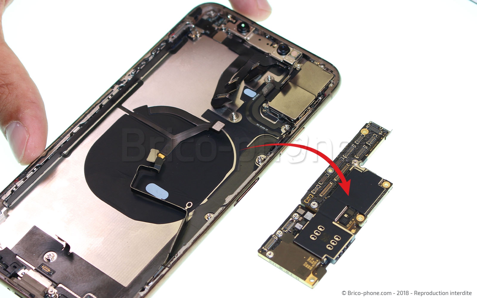 Démontage complet sur iPhone XS Max photo 4