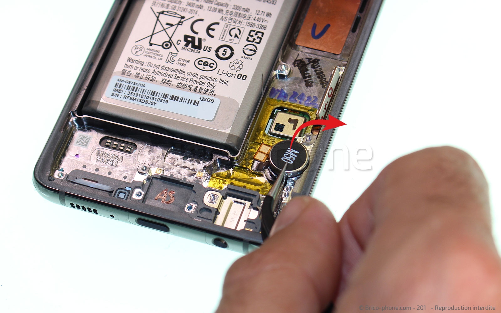 Changement de bloc écran sur Galaxy S10 photo 1