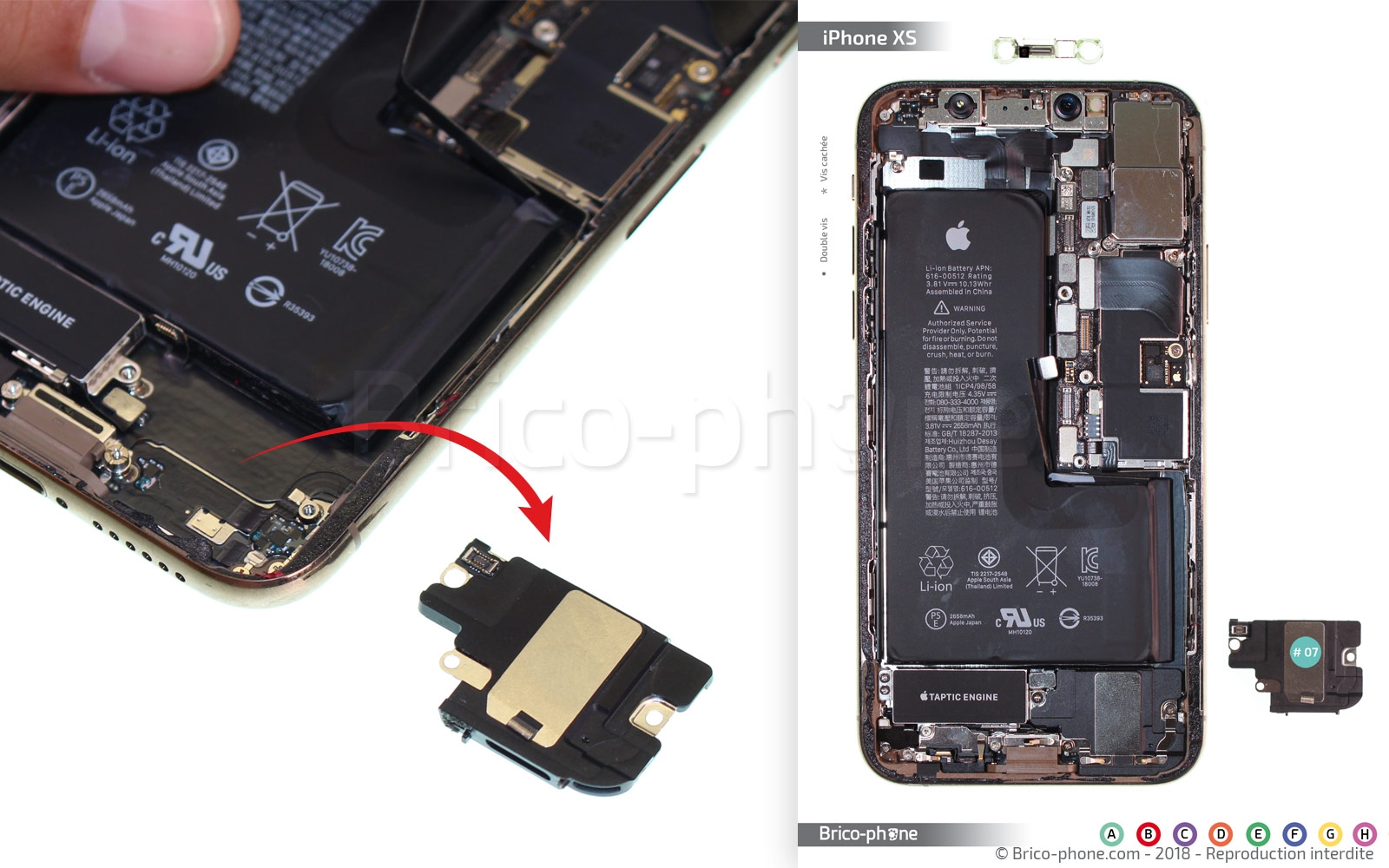 Démontage complet sur iPhone XS photo 4