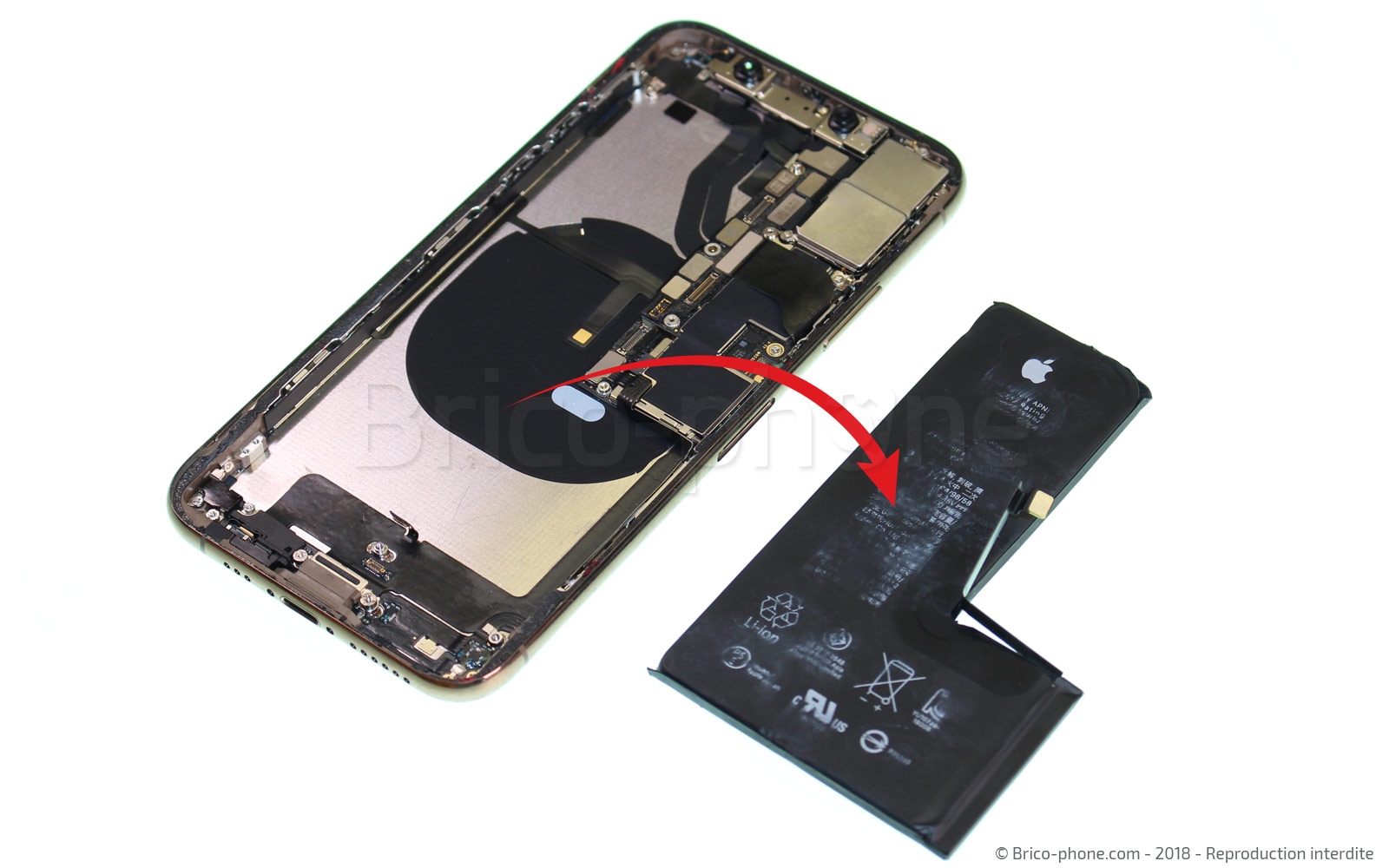 Démontage complet sur iPhone XS photo 2