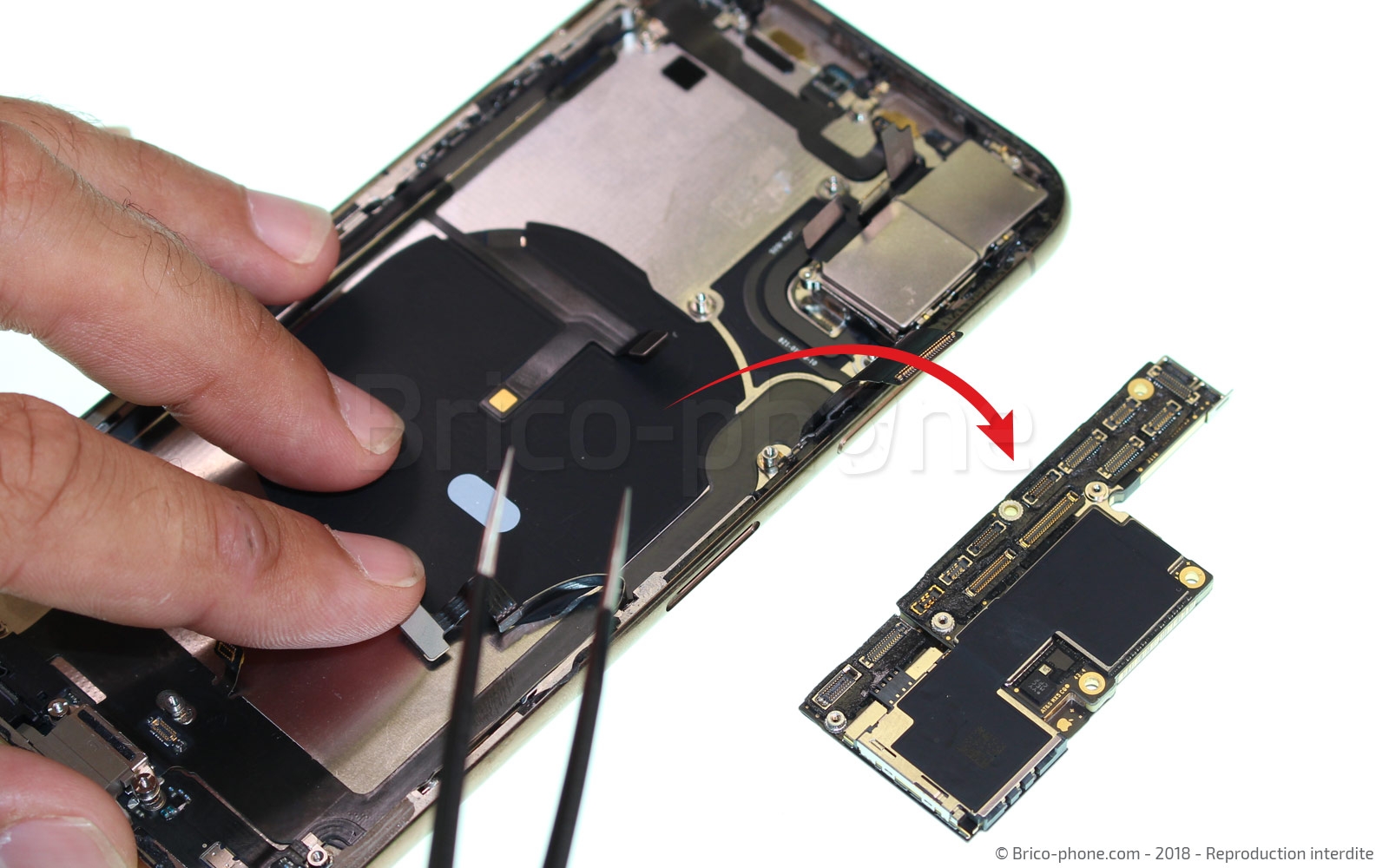 Démontage complet sur iPhone XS photo 2