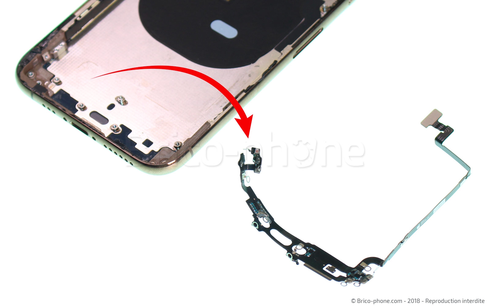 Démontage complet sur iPhone XS photo 4