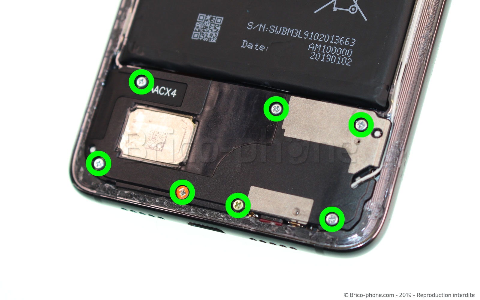 Changement du connecteur de charge sur Mi 9 photo 1
