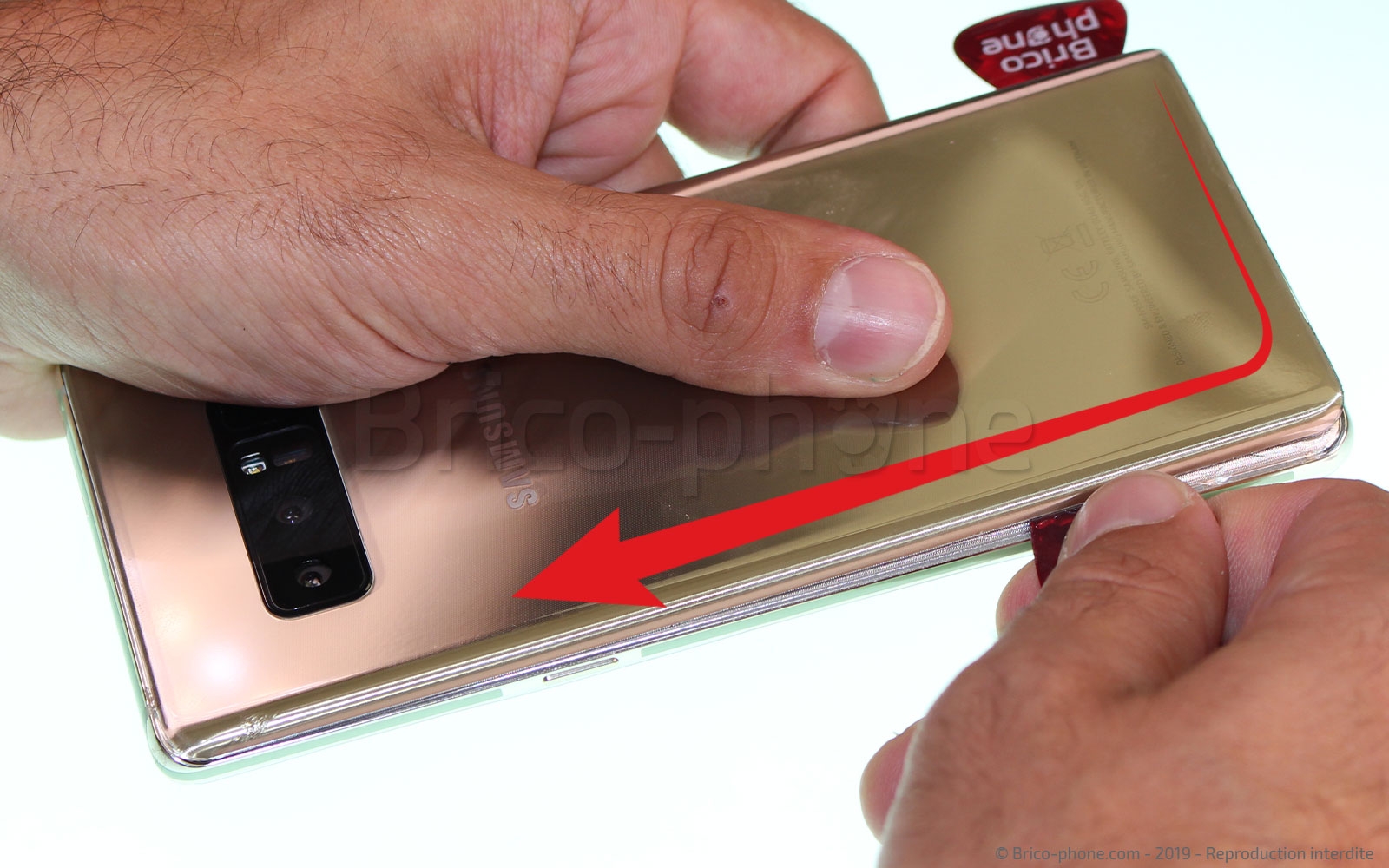 Changement de Bloc Ecran sur Galaxy Note 8 photo 1