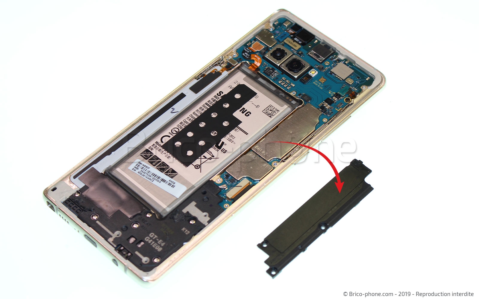 Changement de Bloc Ecran sur Galaxy Note 8 photo 3