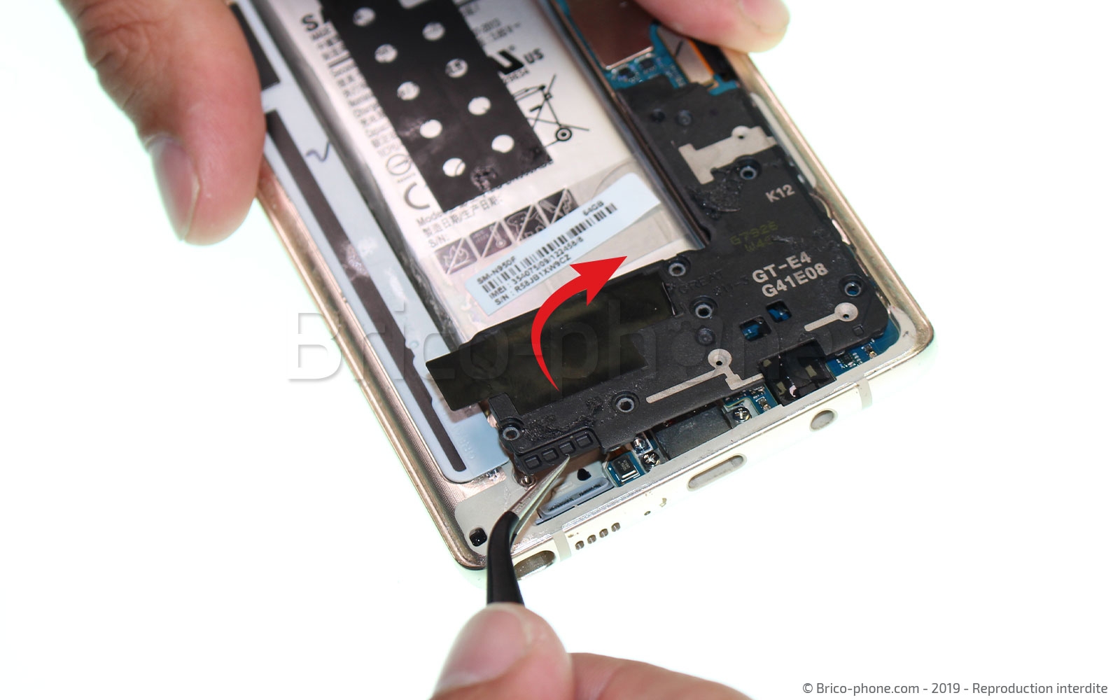 Changement de Bloc Ecran sur Galaxy Note 8 photo 2