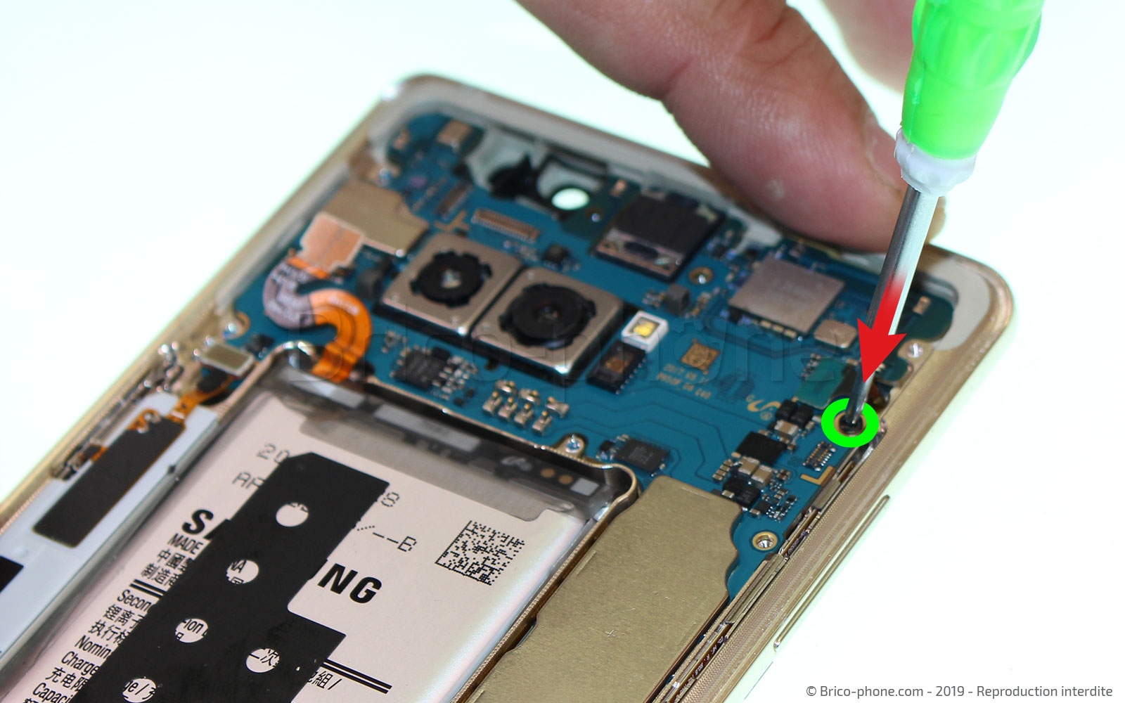 Changement de Bloc Ecran sur Galaxy Note 8 photo 2