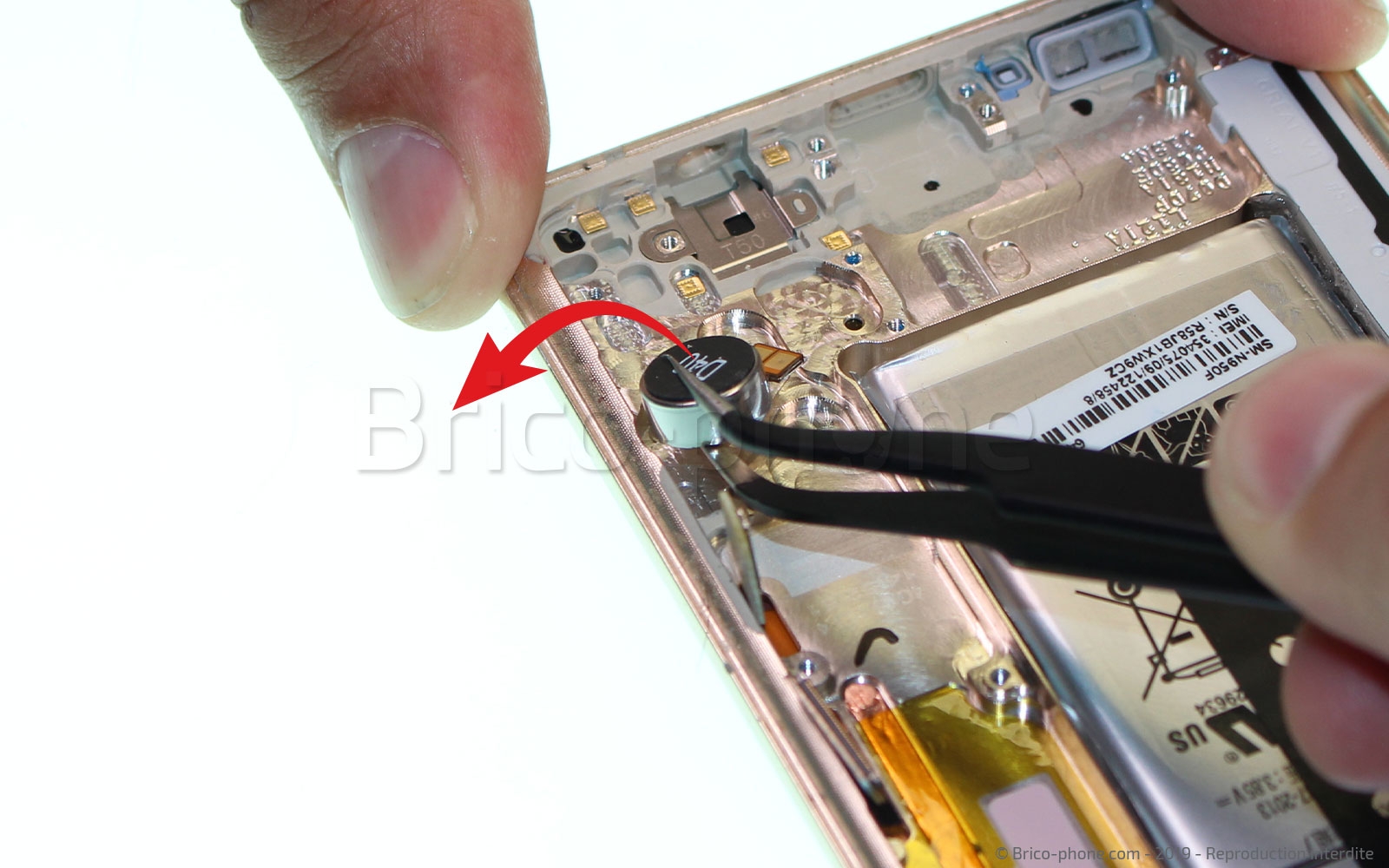 Changement de Bloc Ecran sur Galaxy Note 8 photo 2