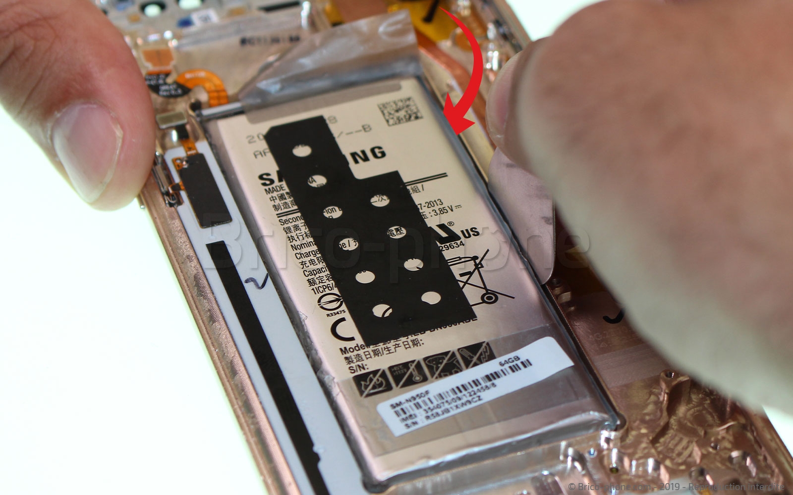 Changement de Bloc Ecran sur Galaxy Note 8 photo 1