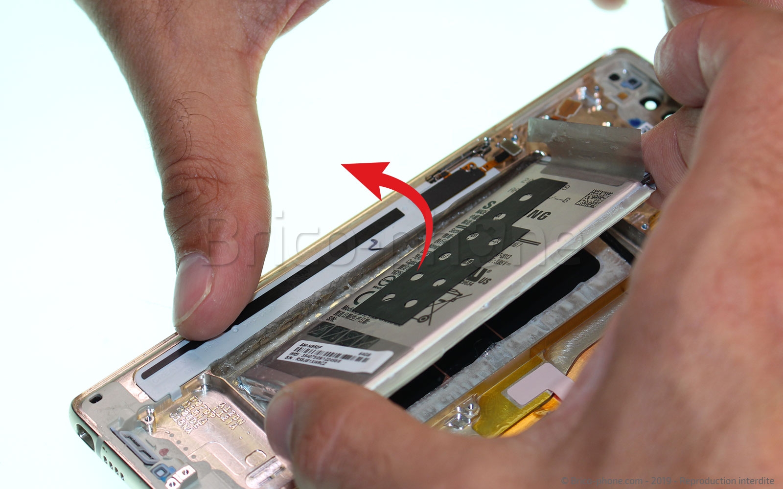 Changement de Bloc Ecran sur Galaxy Note 8 photo 3