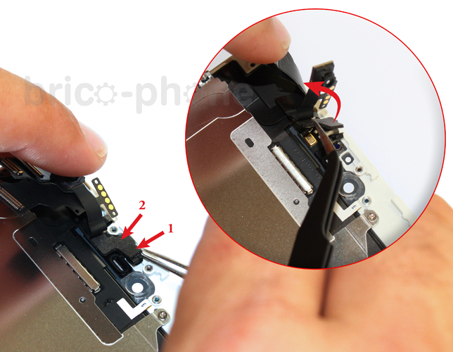 Changement de nappe caméra avant Facetime sur iPhone 6 Plus photo 1