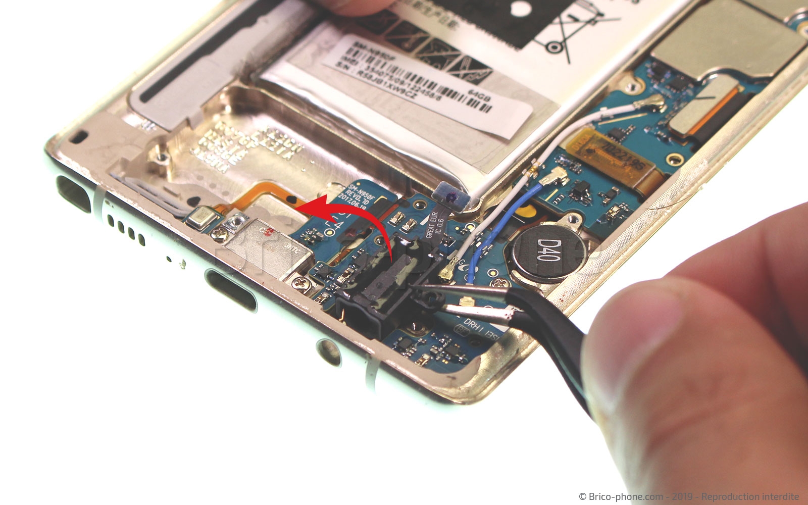 Démontage complet sur Galaxy Note 8 photo 3