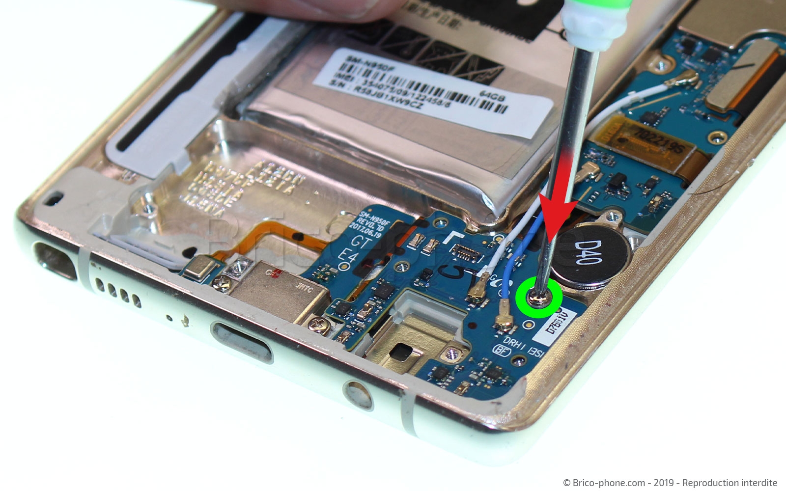 Démontage complet sur Galaxy Note 8 photo 1