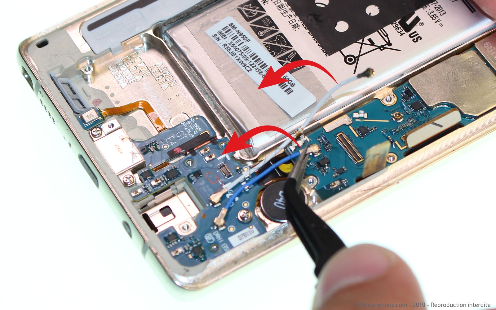 Démontage complet sur Galaxy Note 8 photo 3