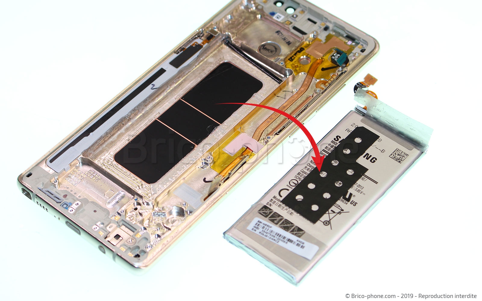 Démontage complet sur Galaxy Note 8 photo 4