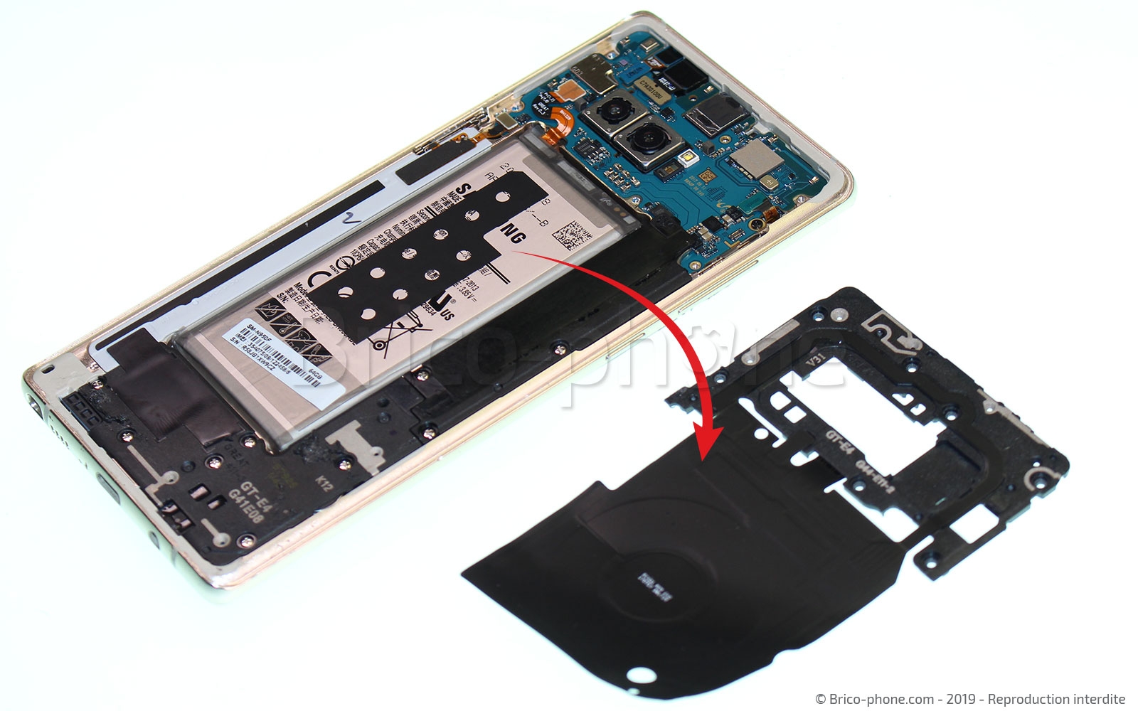 Changement du connecteur de charge sur Galaxy Note 8 photo 4