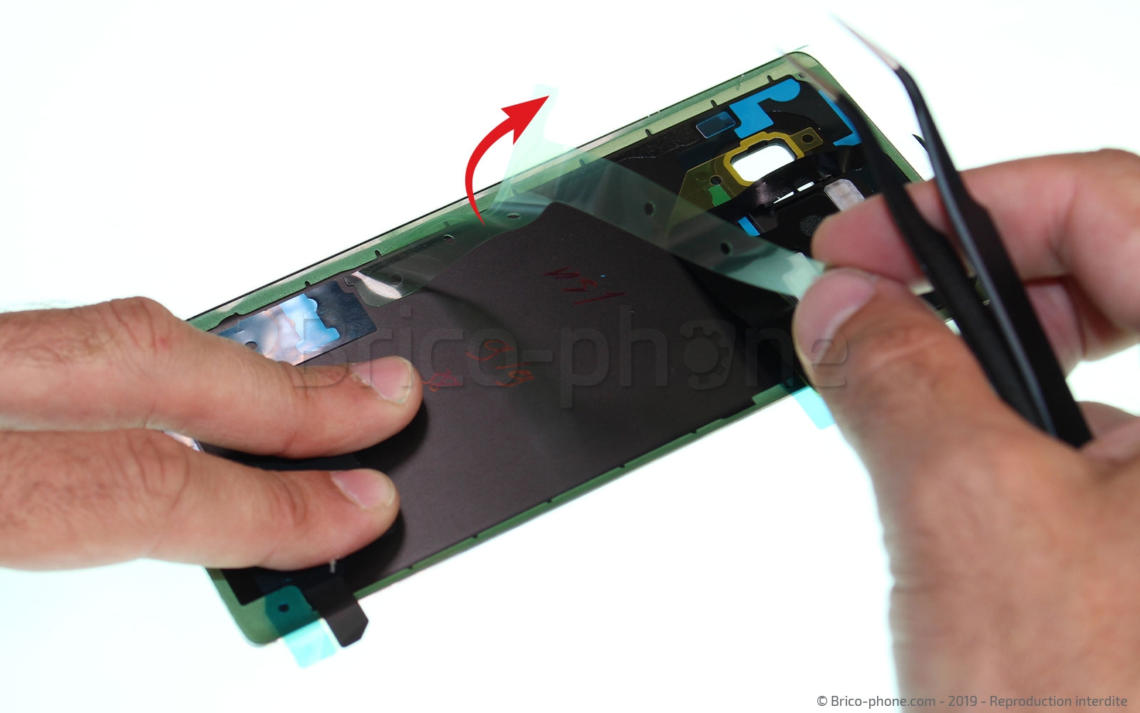 Changement de Vitre Arrière sur Galaxy Note 8 photo 1