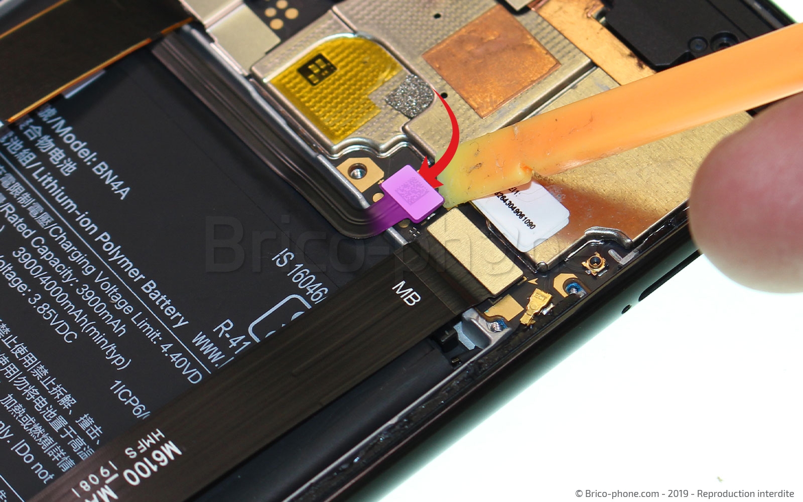 Changement du connecteur de charge sur Redmi Note 7 photo 4
