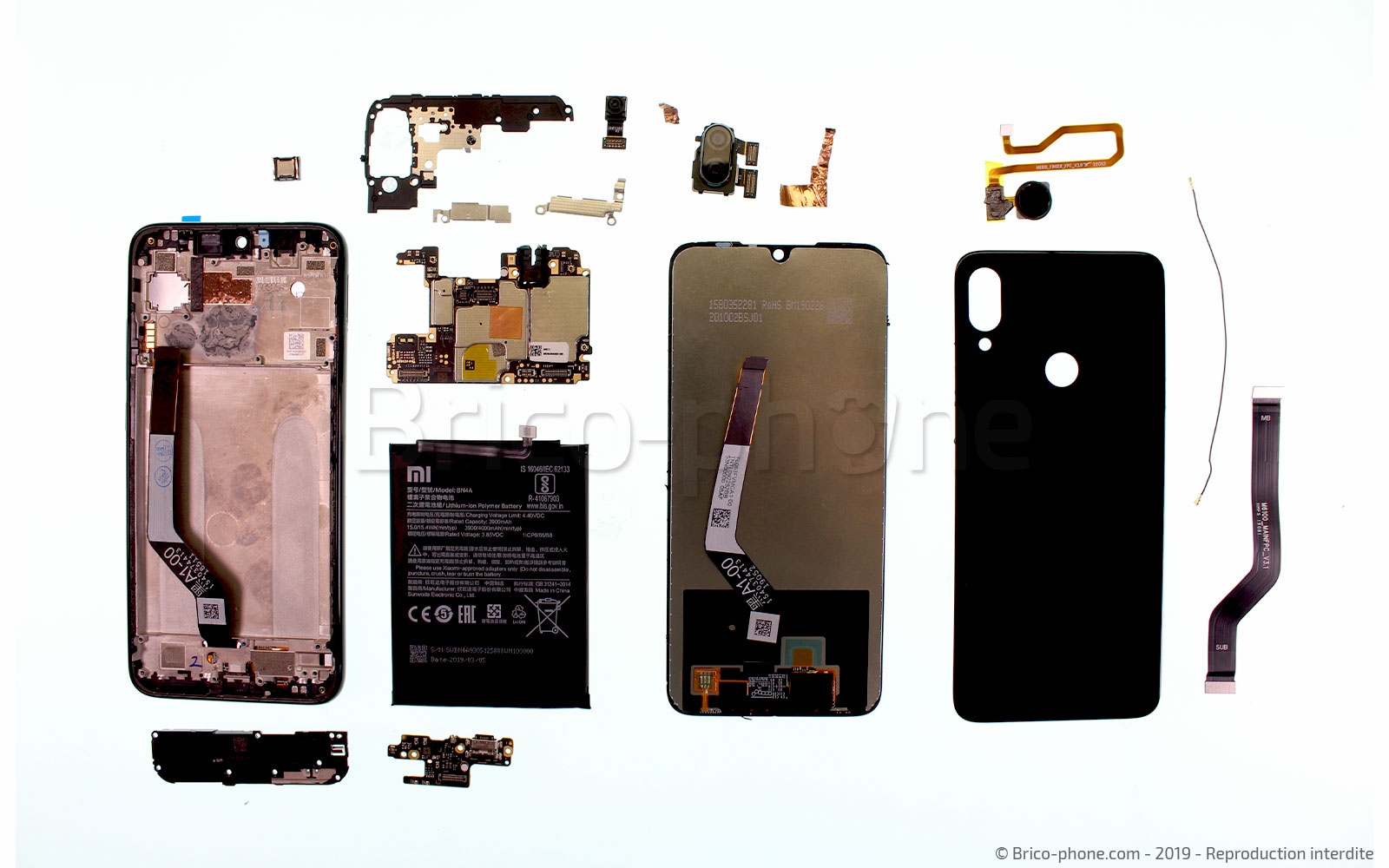 Démontage complet sur Redmi Note 7 photo 1