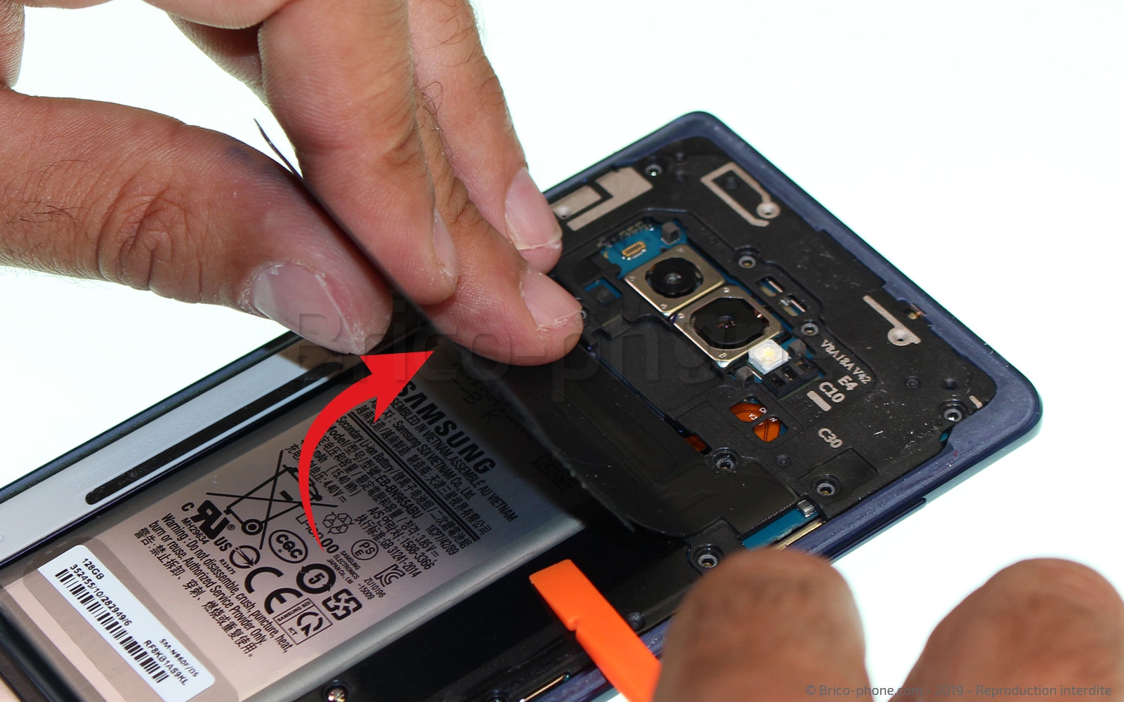 Changement de Bloc Ecran sur Galaxy Note 9 photo 3