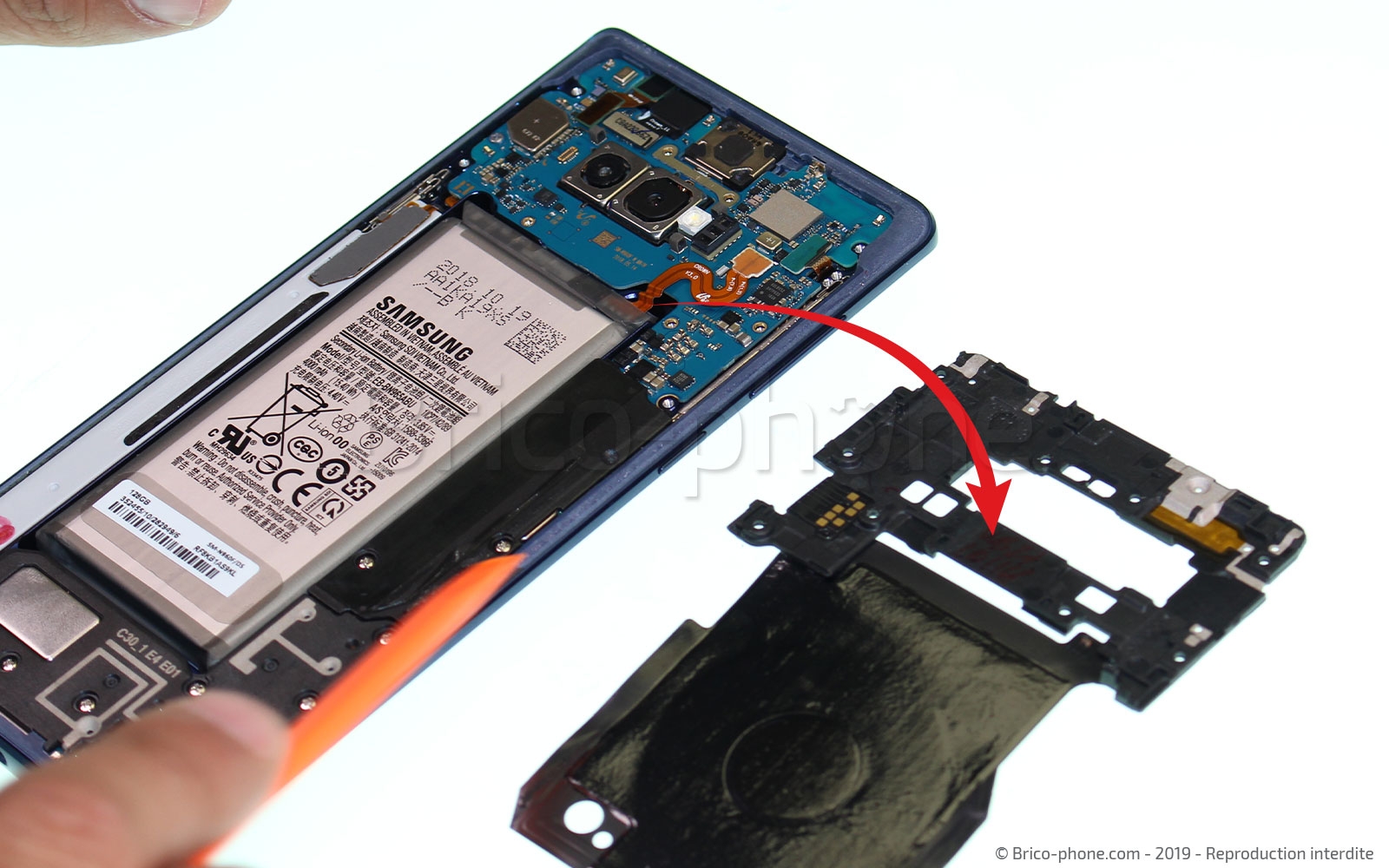 Changement de Bloc Ecran sur Galaxy Note 9 photo 4