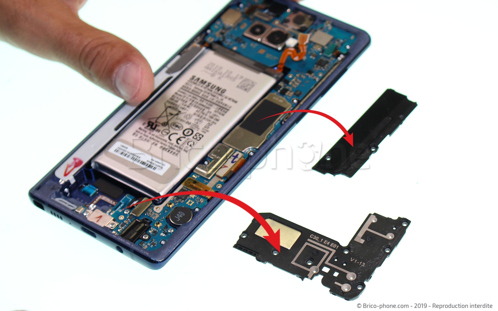 Changement de Bloc Ecran sur Galaxy Note 9 photo 3