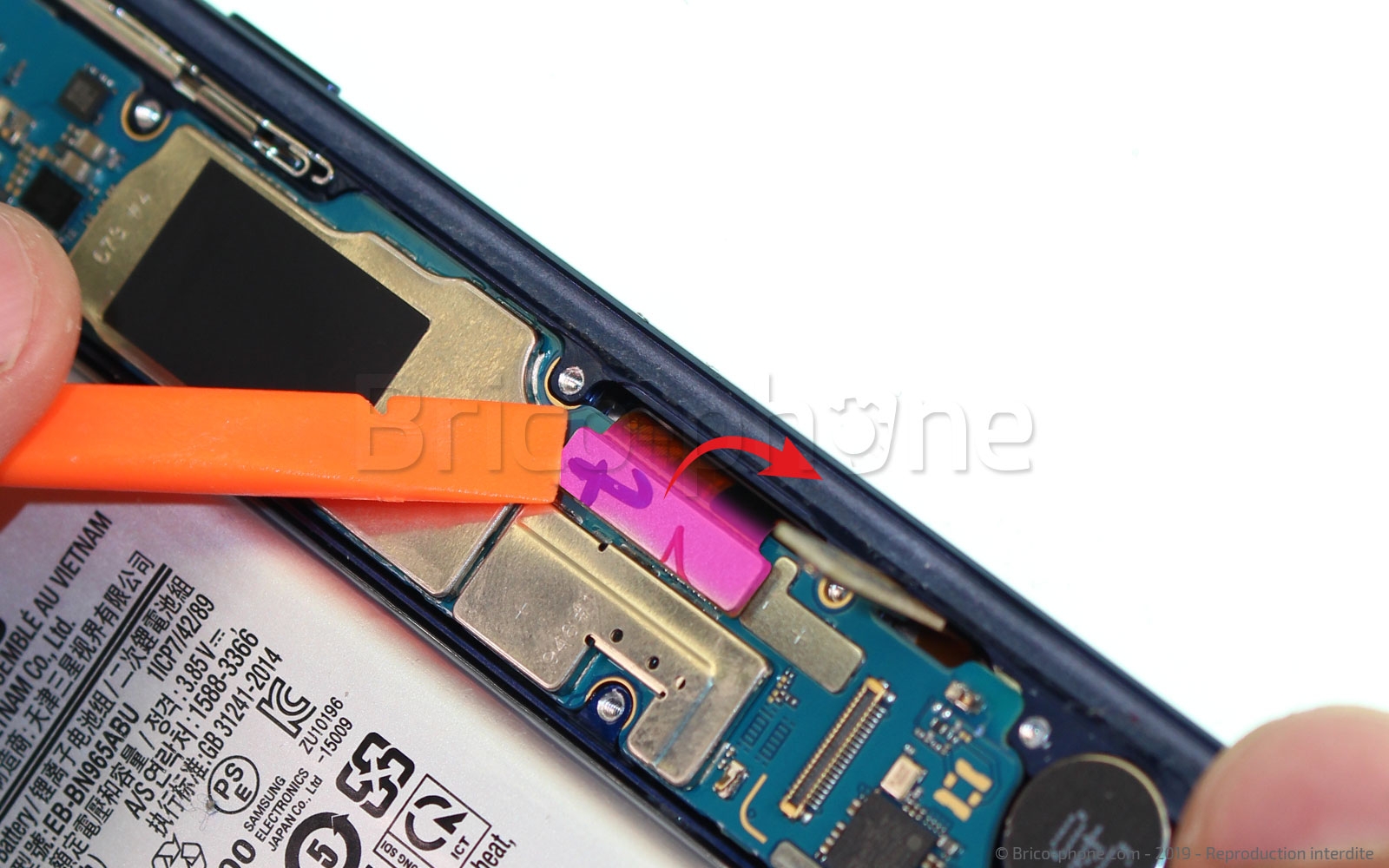 Changement de Bloc Ecran sur Galaxy Note 9 photo 2