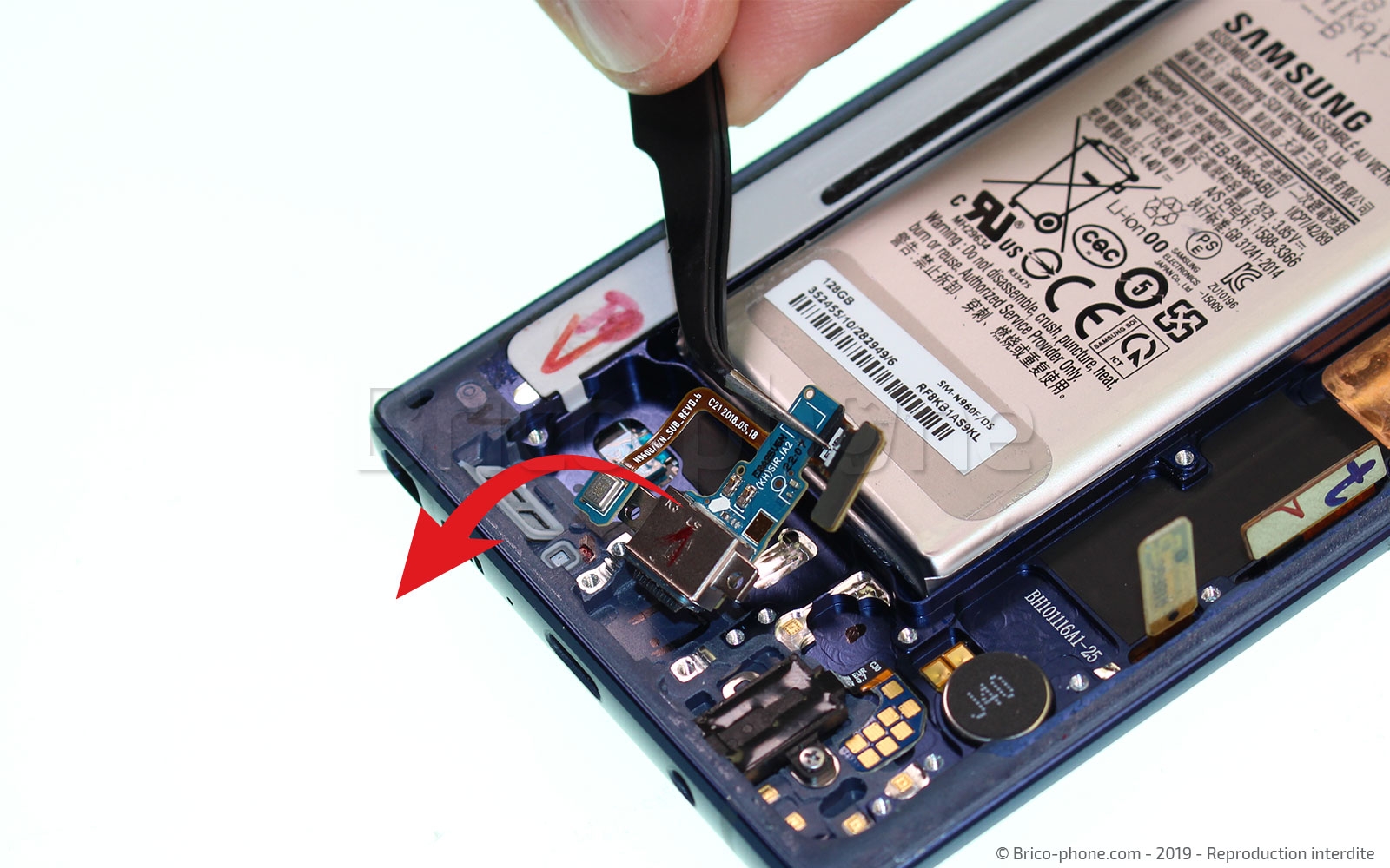 Changement de Bloc Ecran sur Galaxy Note 9 photo 2