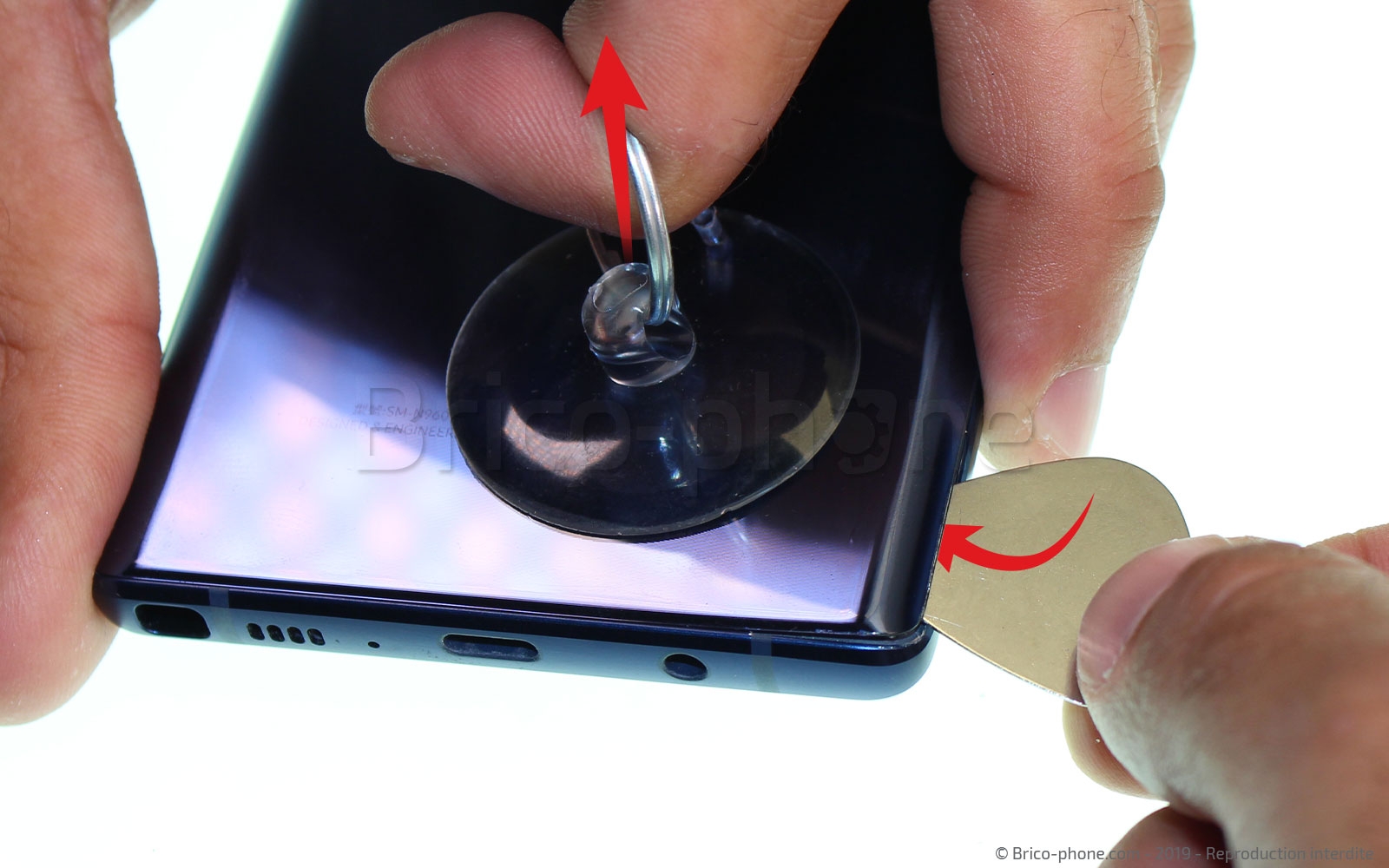 Changement de vitre arrière sur Galaxy Note 9 photo 3