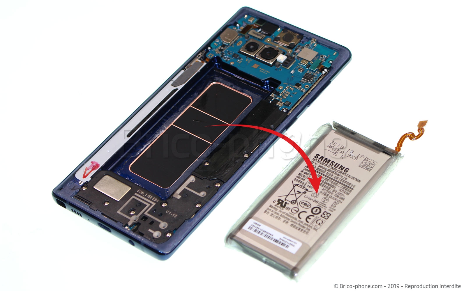 Changement de Batterie sur Galaxy Note 9 photo 4