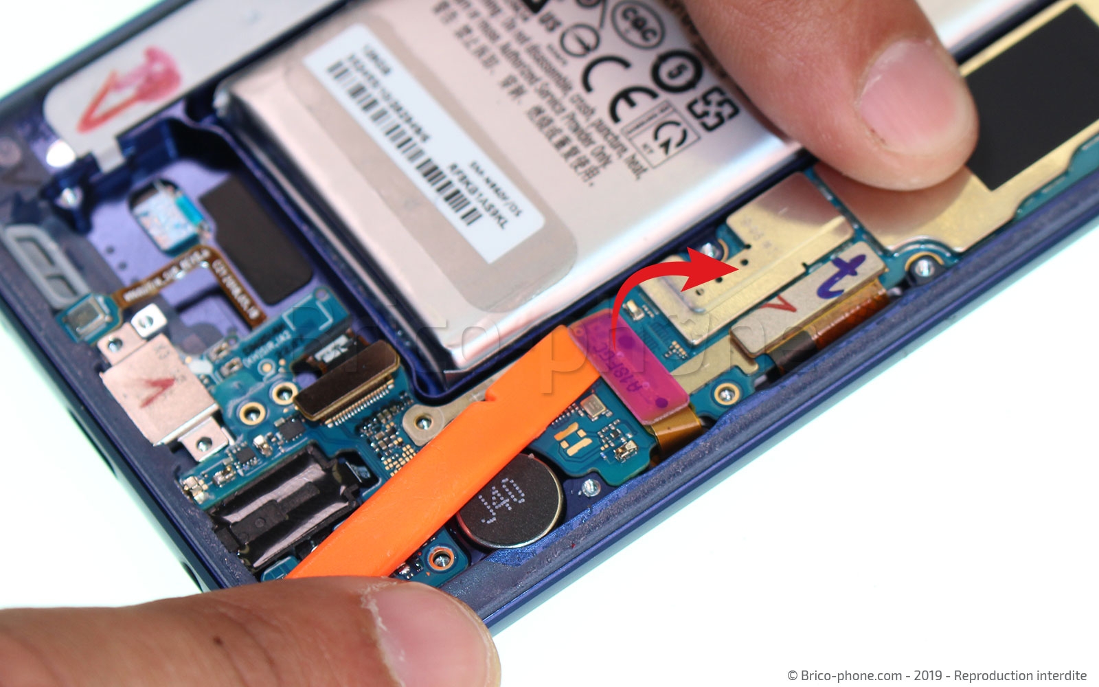 Changement du connecteur de charge sur Galaxy Note 9 photo 2