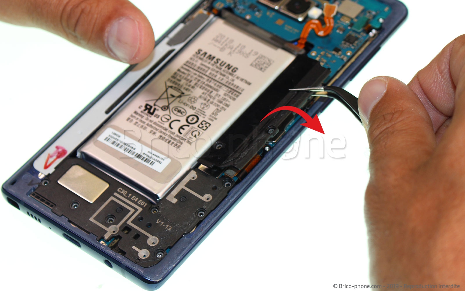 Changement du connecteur de charge sur Galaxy Note 9 photo 2