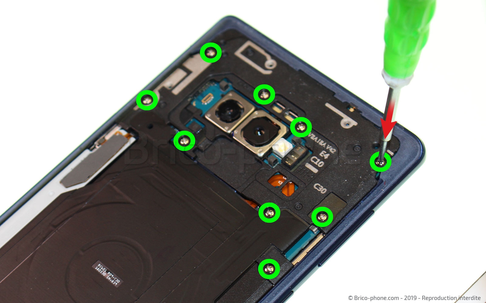 Changement du connecteur de charge sur Galaxy Note 9 photo 1