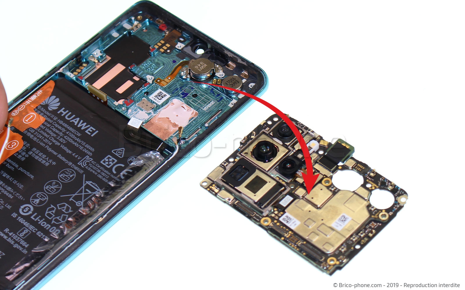 Changement du bloc écran  sur P30 Pro photo 2