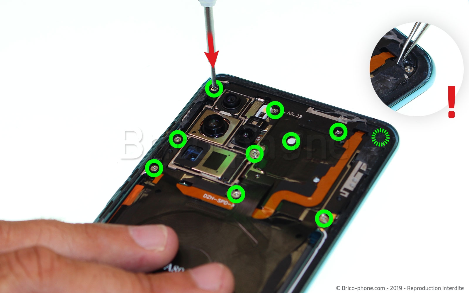 Changement de Batterie sur P30 Pro photo 1