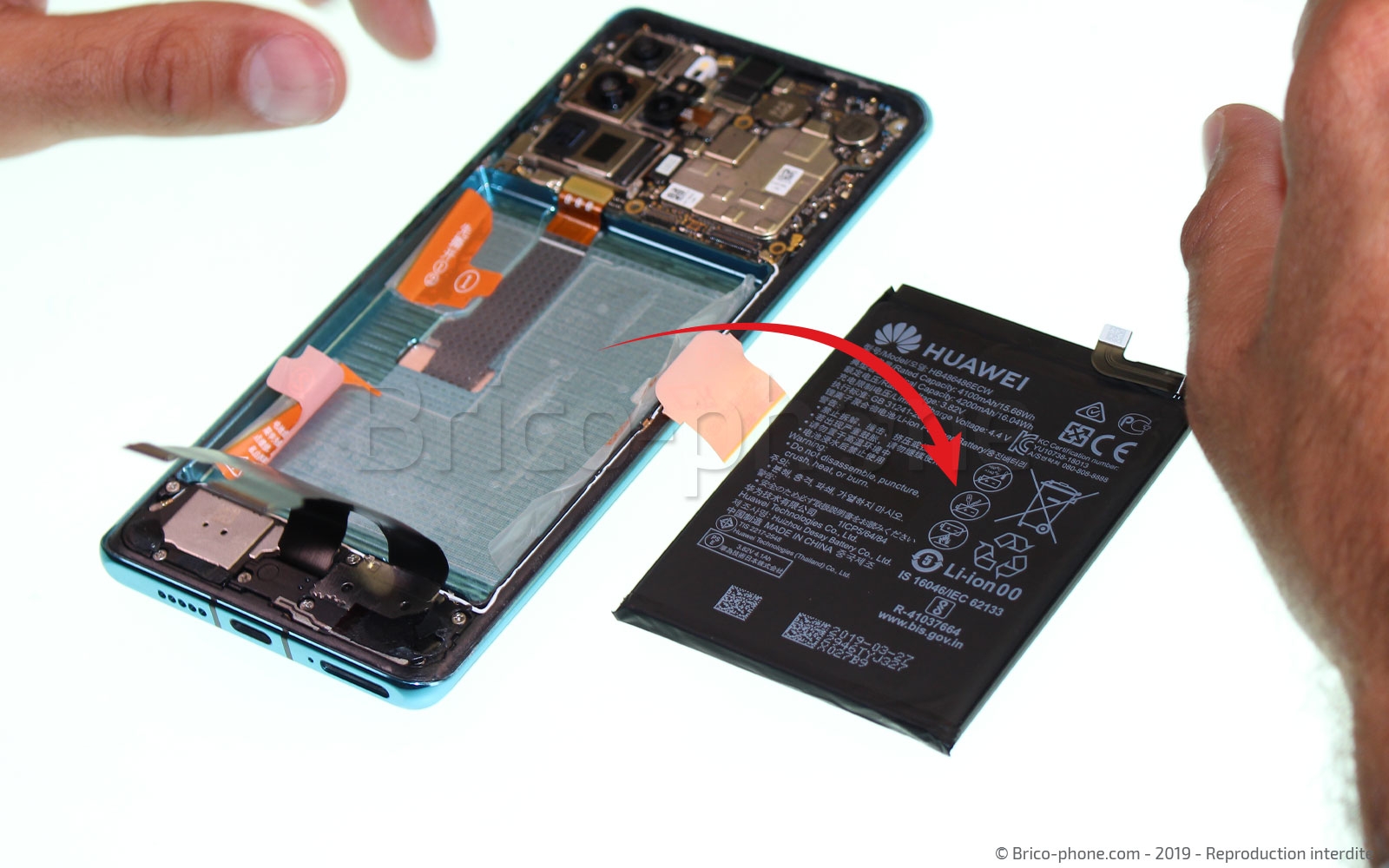 Changement de Batterie sur P30 Pro photo 4