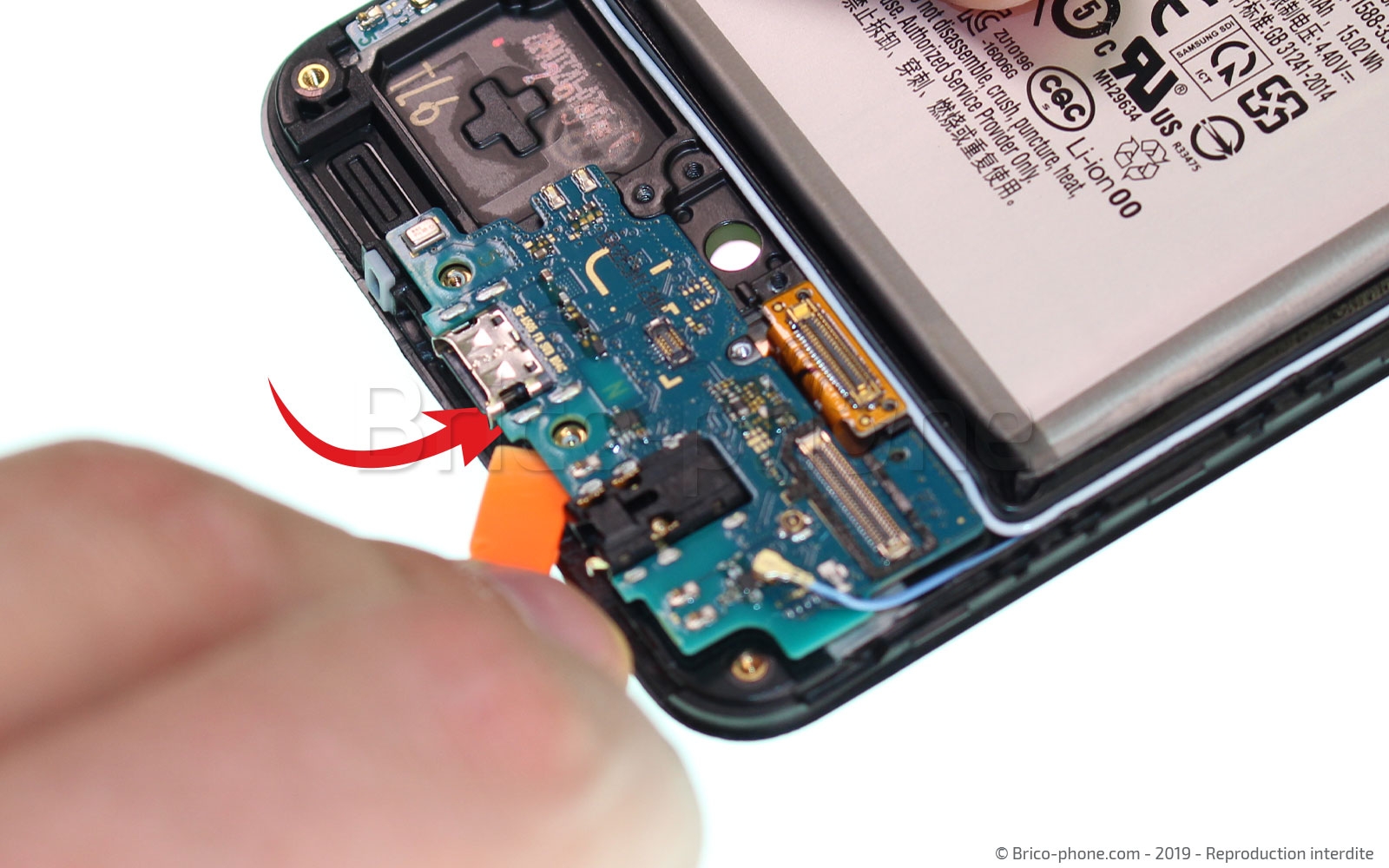 Démontage complet sur Galaxy A50 photo 2