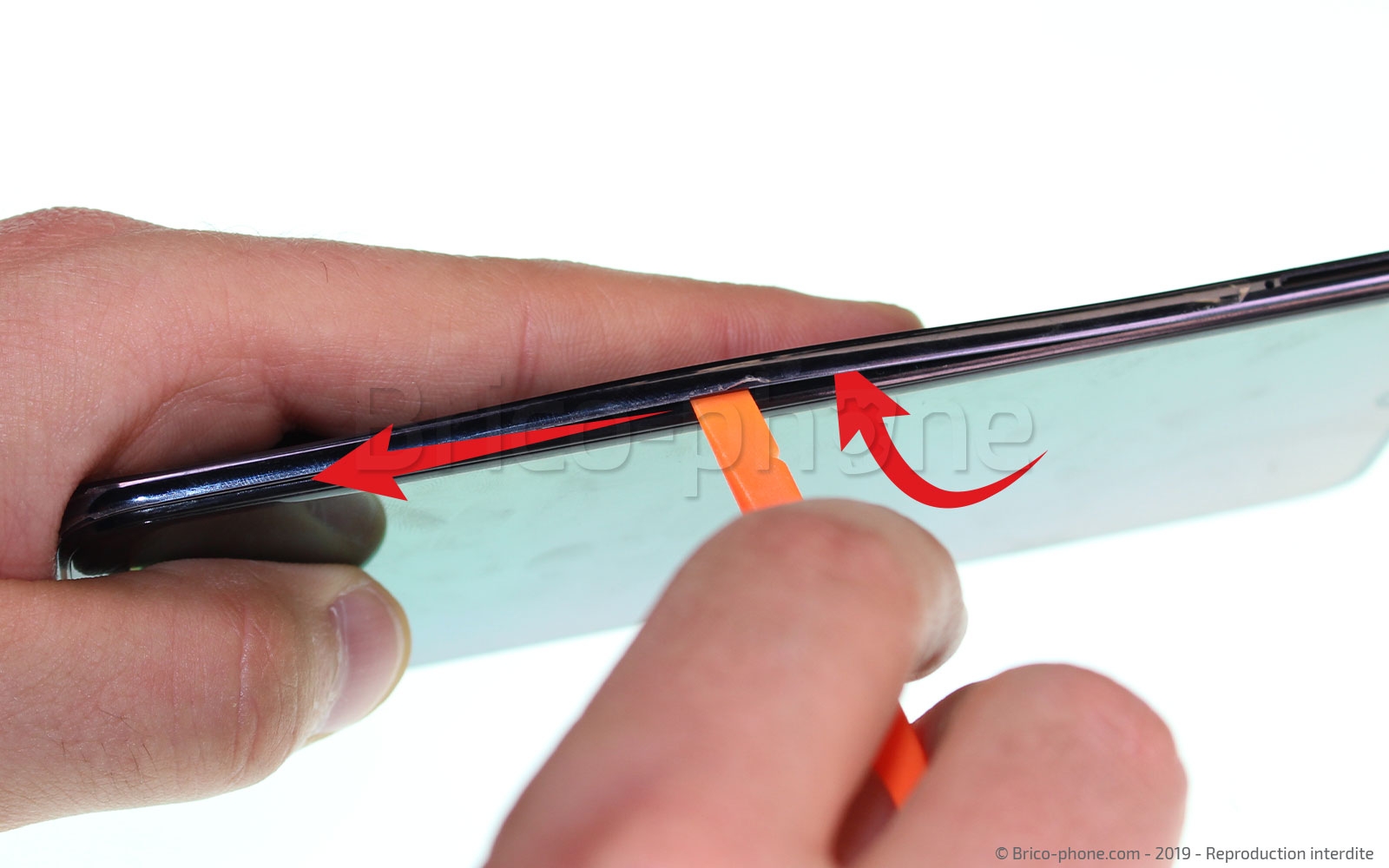 Changement d'écran vitre et LCD sur Galaxy A50 photo 1