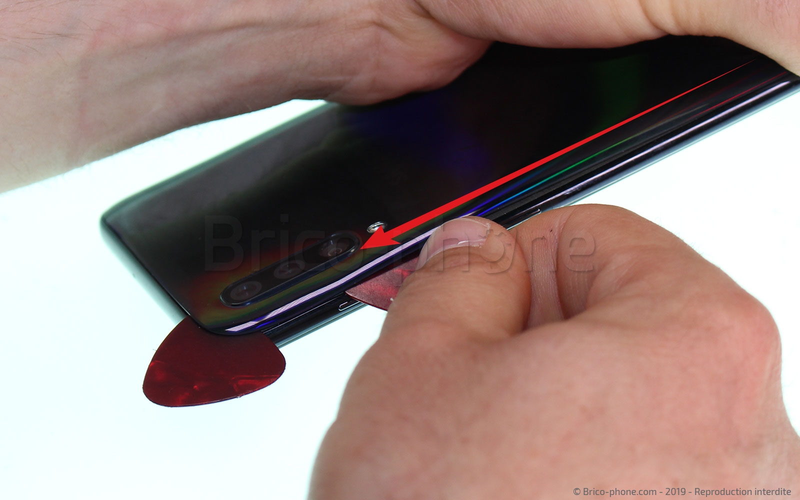 Changement d'écran vitre et LCD sur Galaxy A50 photo 2