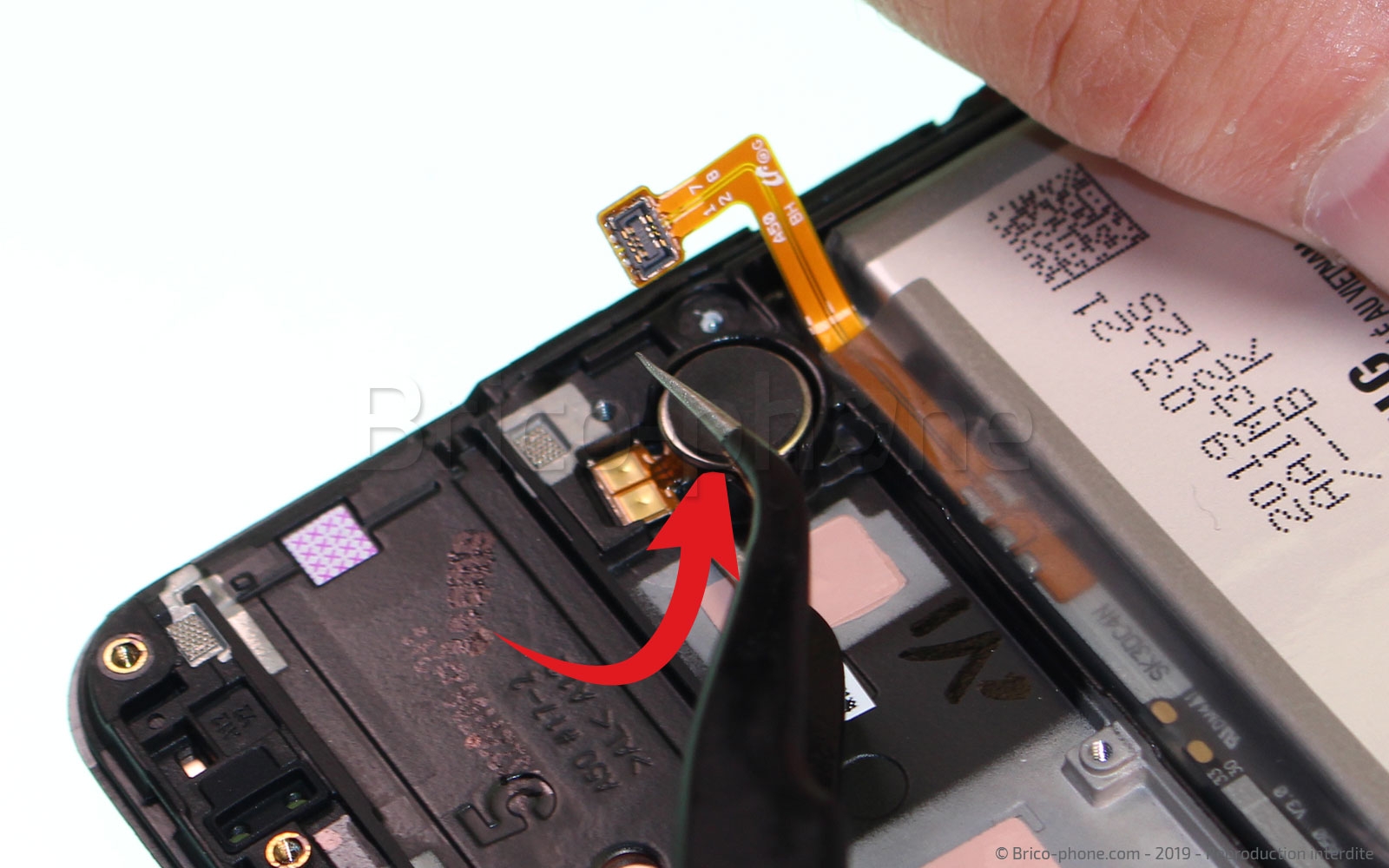 Changement d'écran vitre et LCD sur Galaxy A50 photo 1