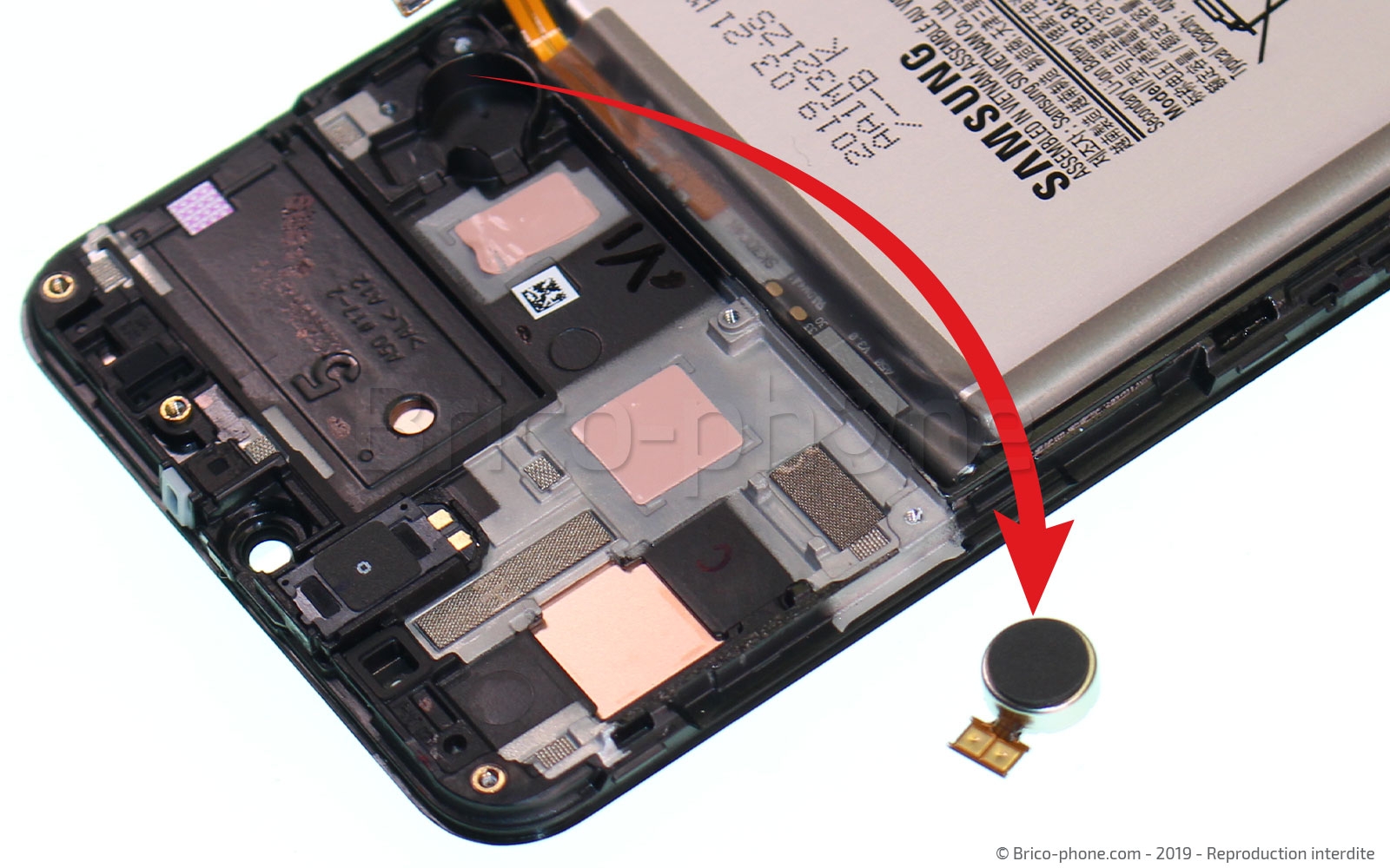 Changement d'écran vitre et LCD sur Galaxy A50 photo 3