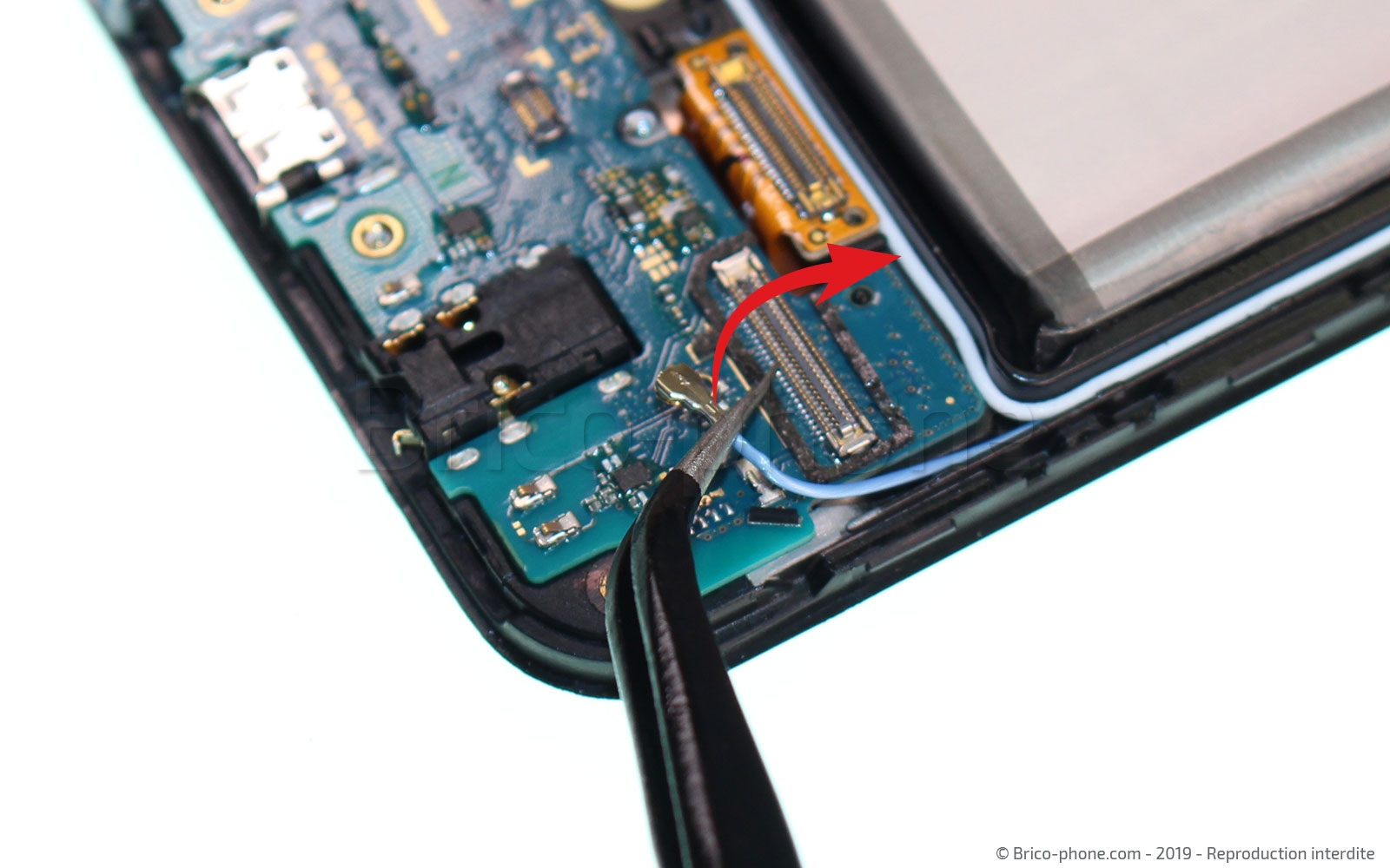 Changement de dock sur Galaxy A50 photo 1