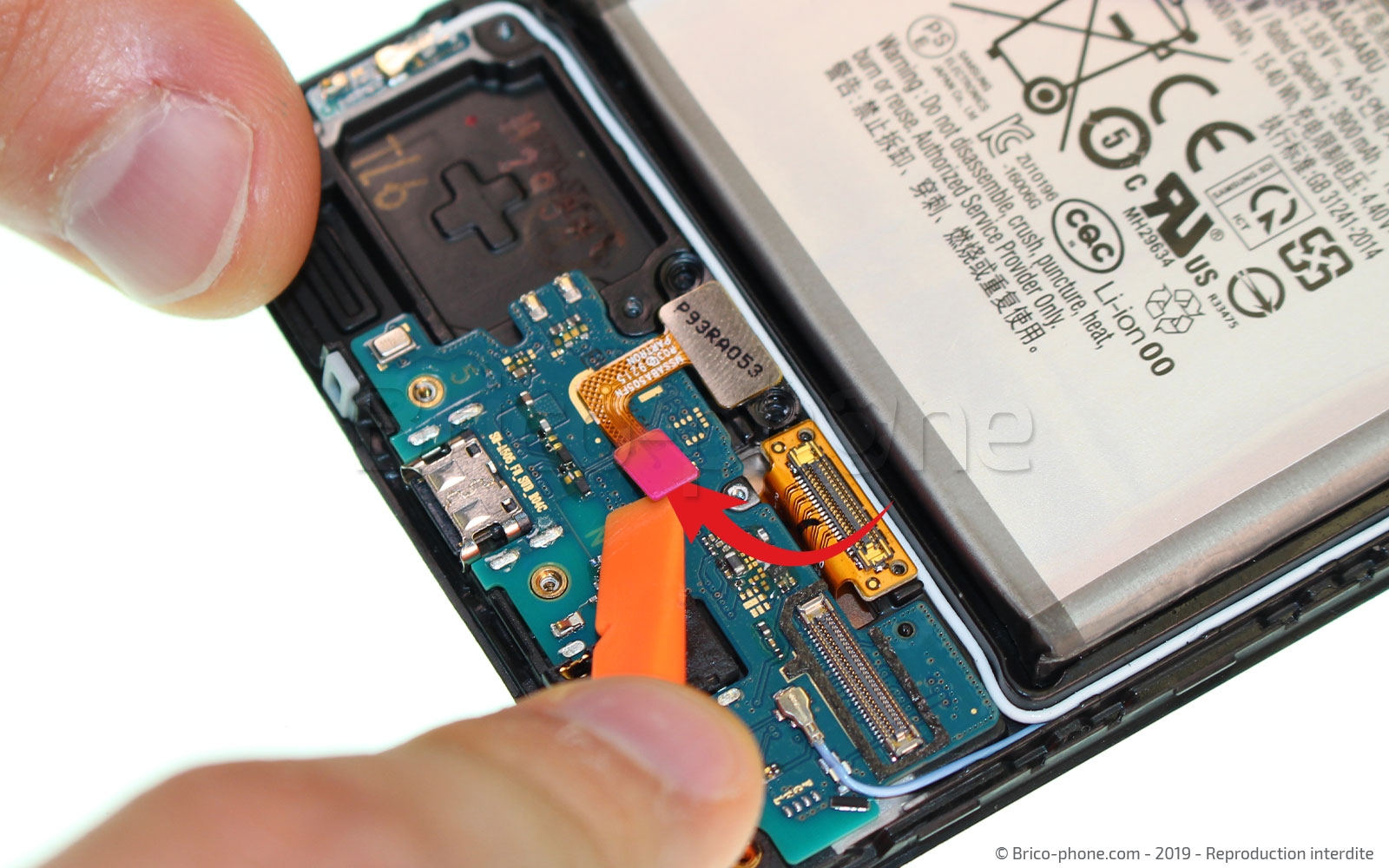 Changement de dock sur Galaxy A50 photo 2