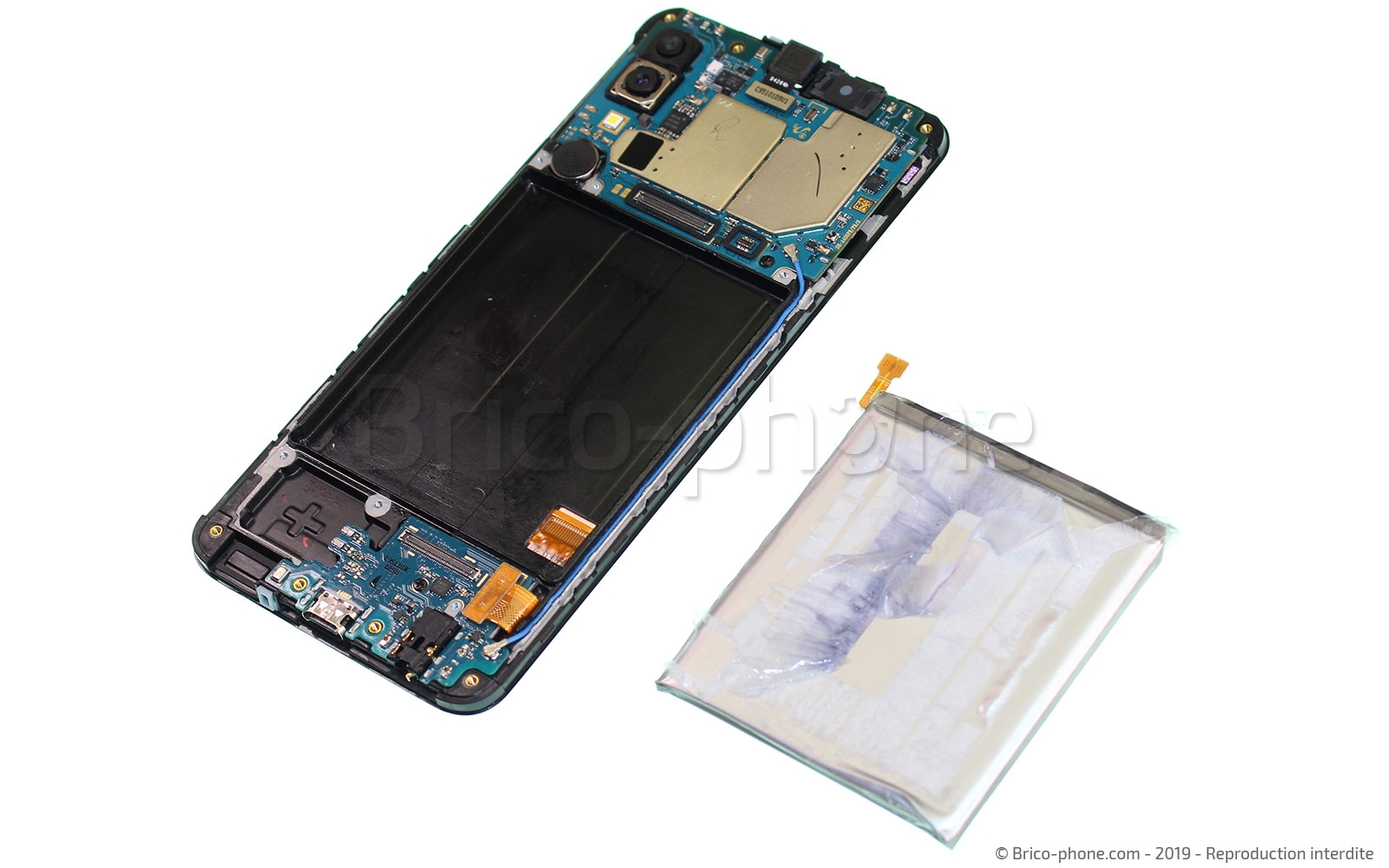 Démontage complet sur Galaxy A40 photo 3