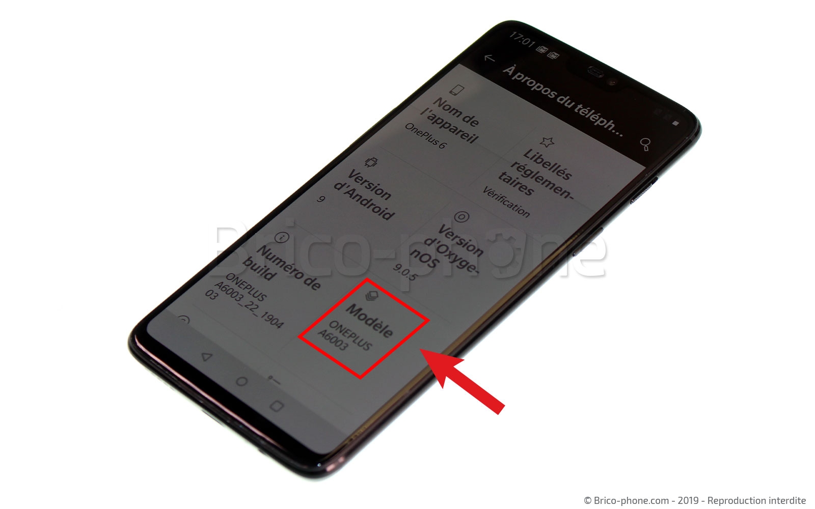 Changement de la vitre arrière sur OnePlus 6 photo 1