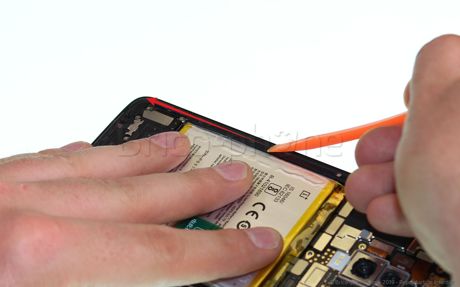 Changement de batterie sur OnePlus 6 photo 1