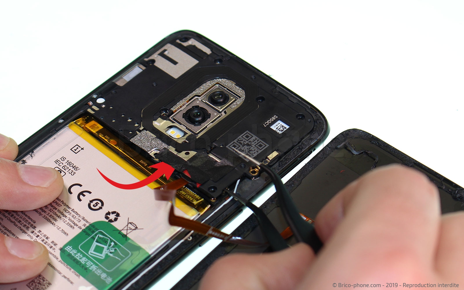 Changement de batterie sur OnePlus 6 photo 2