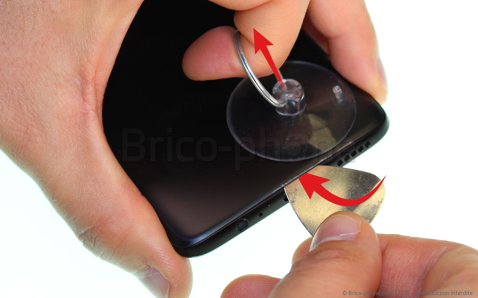 Changement du connecteur de charge sur OnePlus 6 photo 2