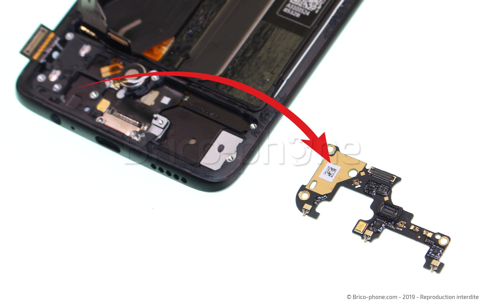 Changement du connecteur de charge sur OnePlus 6 photo 4